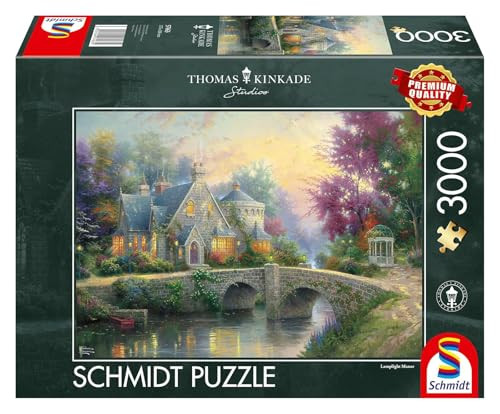 Schmidt Spiele Thomas Kinkade Avondstemming Puzzel van 3000 stukjes, Multicolour