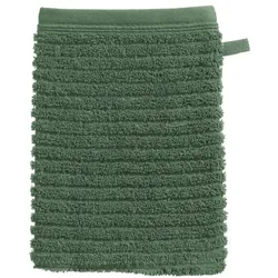 Casea Waschlappen Almeria 15 x 21 cm Baumwolle Waldgrün
