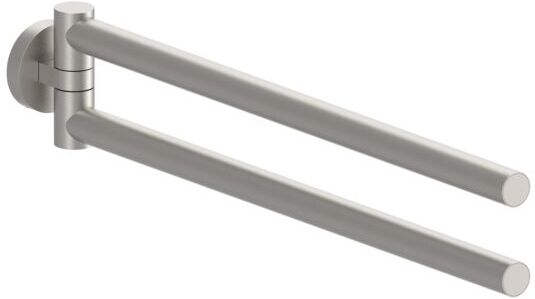 Herzbach Living Handtuchhalter 36.818500.1.14 zweiteilig, 340mm, Wandmontage, Edelstahlfinish