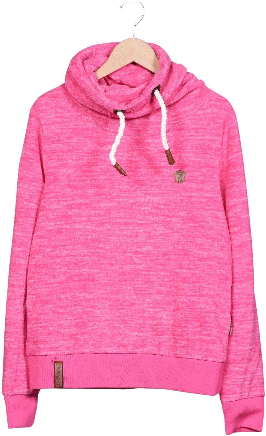 Naketano Damen Kapuzenpullover, Pink, Gr. L, Synthetik - Second Hand