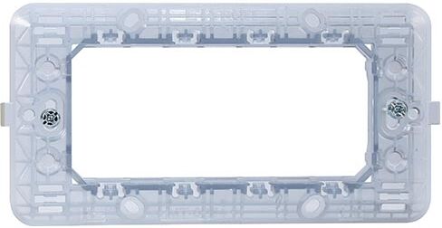 Ettroit Supporto Compatibile Bticino Matix 4 Moduli Per Placche