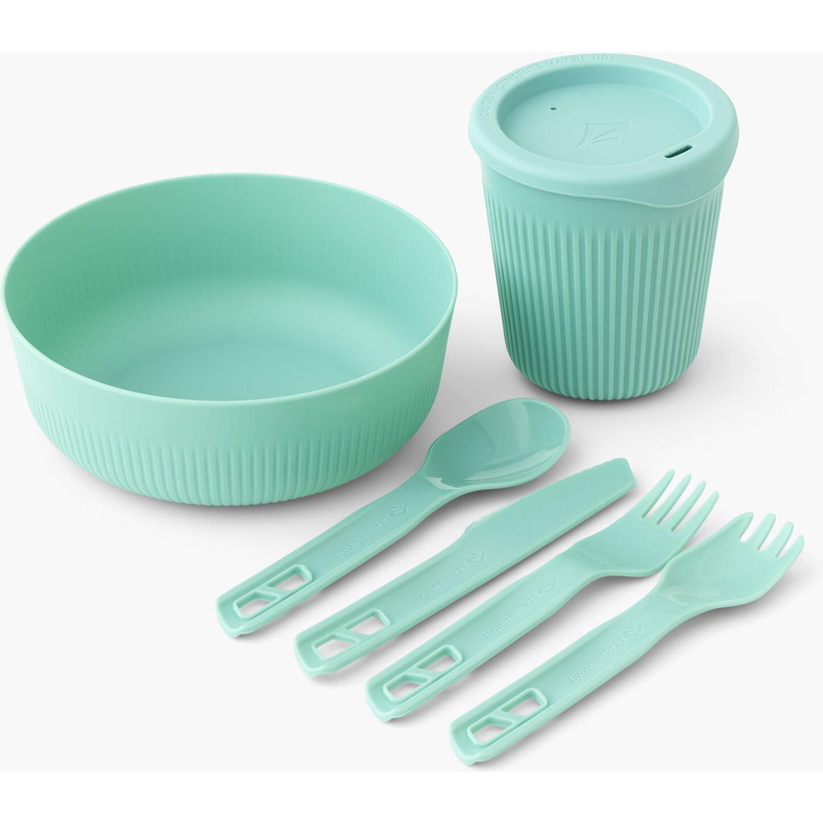 Sea to Summit Passage Dinnerware Set aqua sea blue (ABL) 1 Person [6 PIece] ACK037051-120215