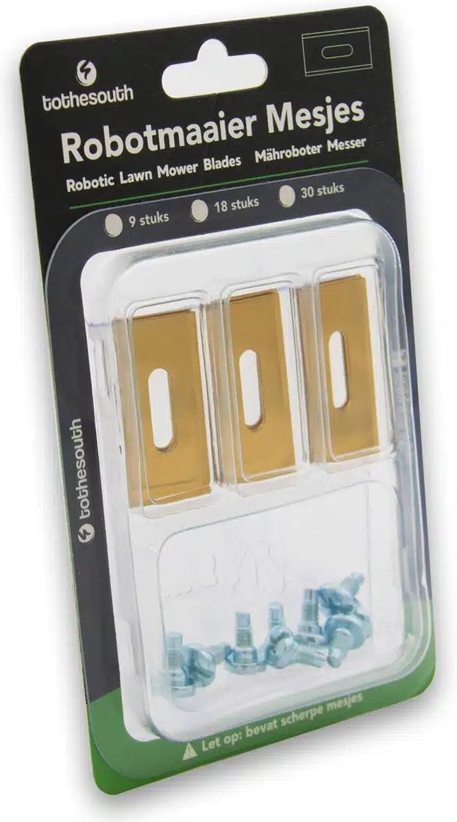 To the South Titanium Endurance Mesjes voor Cramer Robotmaaiers - 60 stuks
