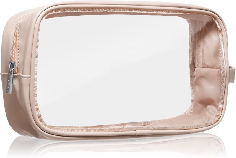 Notino Travel Collection Large Clear Organizer transparent makeup bag L Beige 1 pc