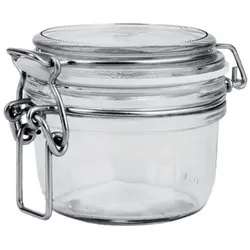 FineDine Bormioli Fido Glasgefäß 12,5 cl mit hermetischem Verschluss, Terrine