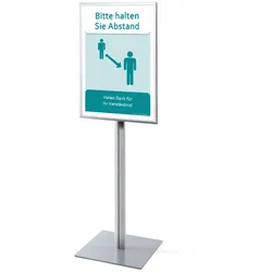 Plakatständer  m. Klapprahmen A1 Alu einseitig, Plakatständer Werbeständer