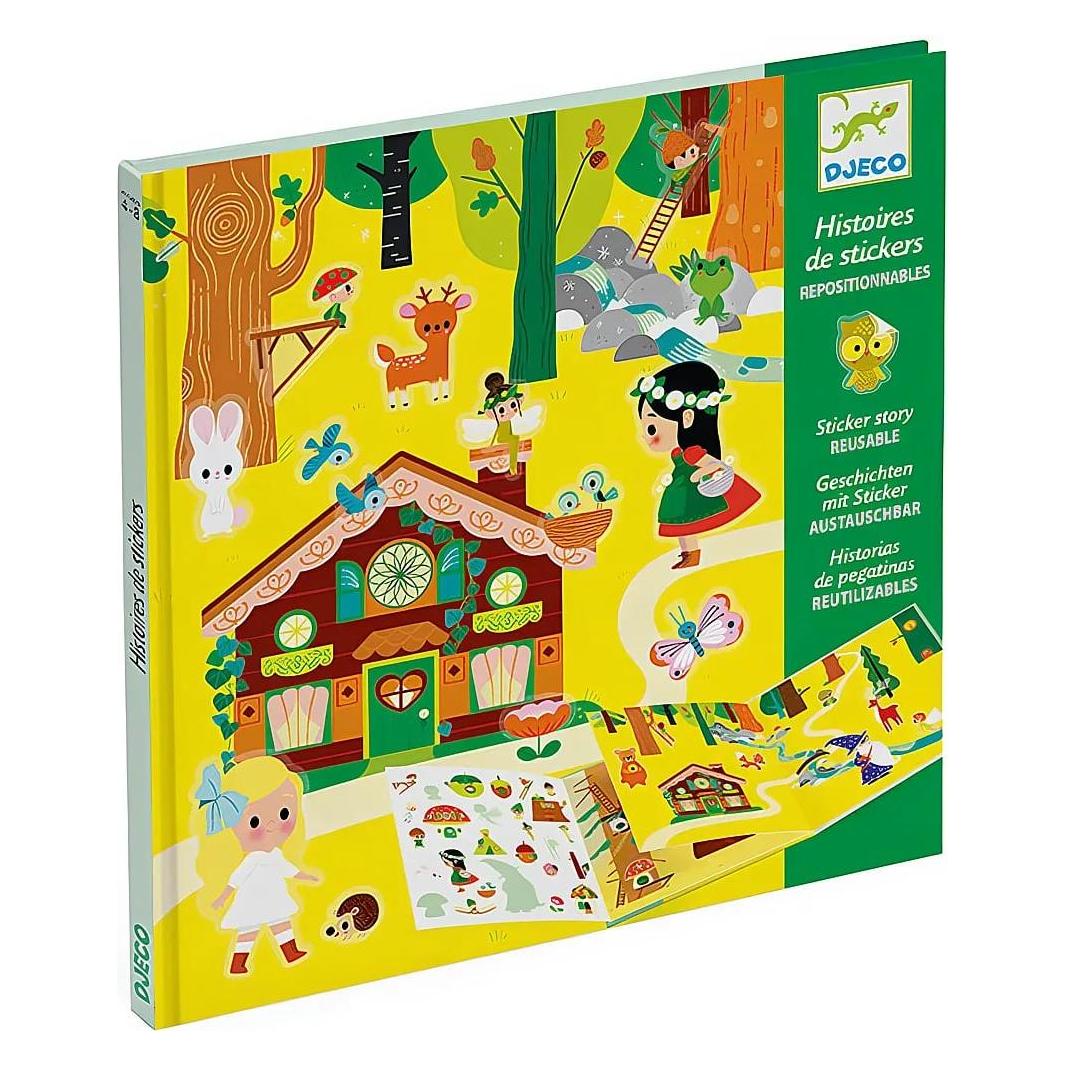 Djeco Geschichten mit Sticker Zauberwald (50 Sticker) (5408956)