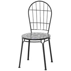 Siena Garden J53782 Como Stapelstuhl Stahl mit Mosaikoptik
