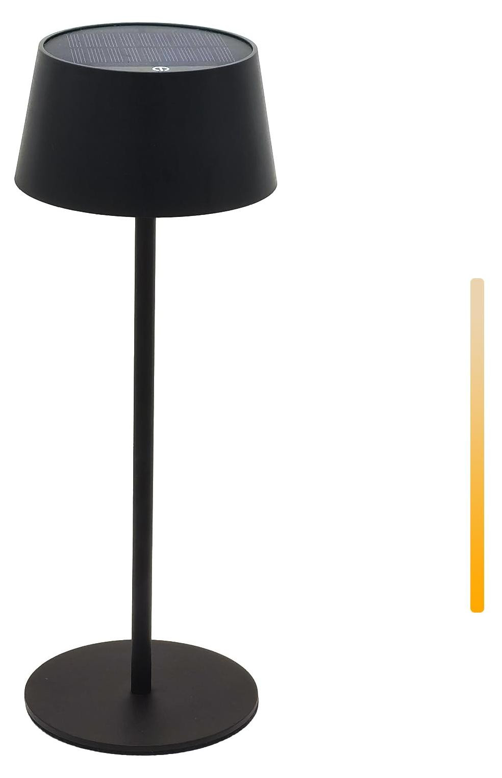 Dripio LED-zonne-energie tafelverlichting zwart