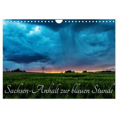 Sachsen-Anhalt zur blauen Stunde (Wandkalender 2027 DIN A4 quer), CALVENDO Monatskalender