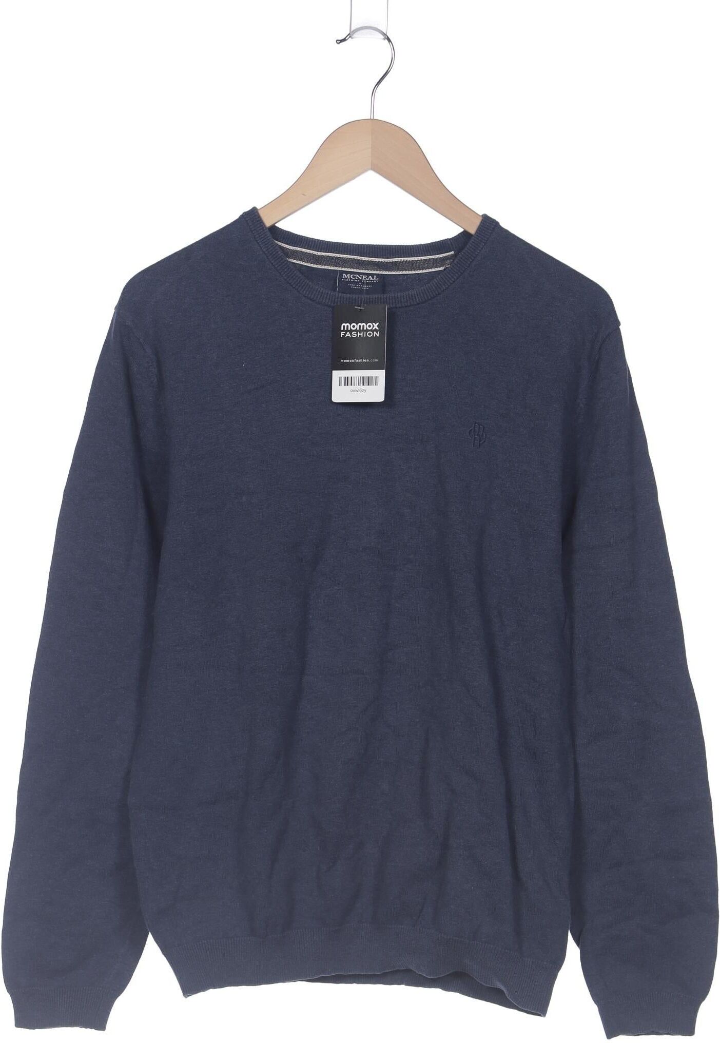 McNeal Herren Pullover, Marineblau, Gr. L, Baumwolle - Second Hand