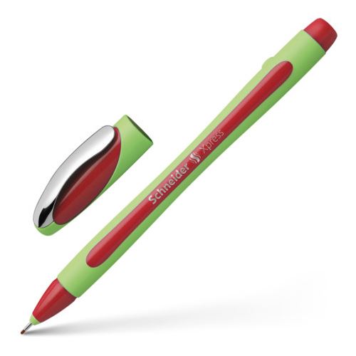 Schneider Xpress Fineliner rot 0,8 mm, 10 St.