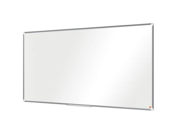 Nobo Tableau blanc émaillé Premium Plus - L.180 x H.90 cm - Magnétique - Cadre Aluminium