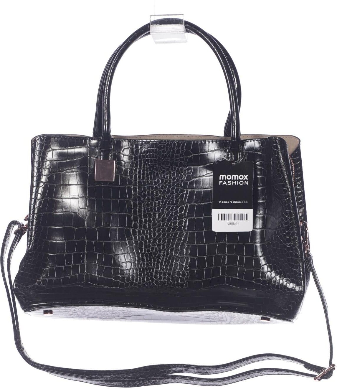 asos Damen Handtasche gross, Schwarz, Kunstleder - Second Hand