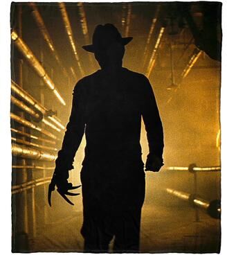 Northwest Warner Brothers A Nightmare on Elm Street Here Comes Freddy Silk Touch Throw Blanket
