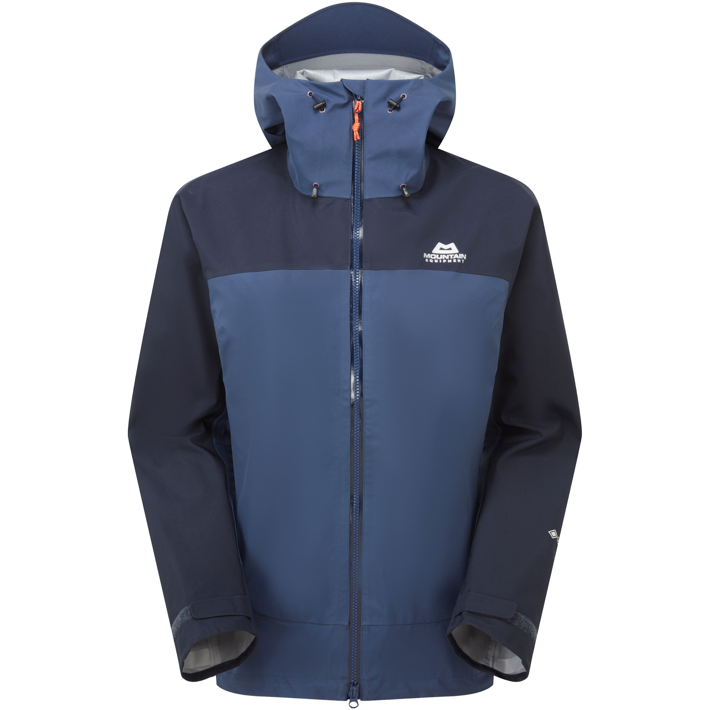 Mountain Equipment Saltoro Damen Regenjacke blau Größe S Camping Widerstandsfähig Wasserabweisend