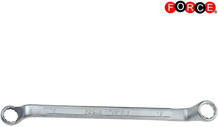 FORCE 7591922S Double Ring Spanner
