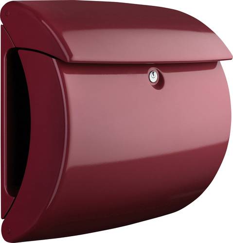 Burg Wächter PIANO 886 Merlot Briefkasten Kunststoff Rot