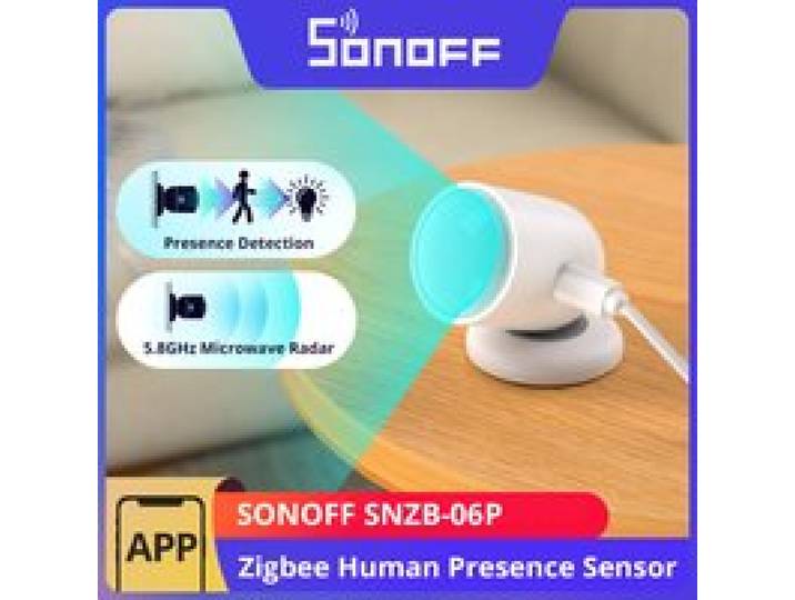 SONOFF SNZB-06P Zigbee Menselijke aanwezigheidssensor Lichtdetectie Magnetron Radar Smart Home via ZBBridge-P eWeLink Alice Alexa Google