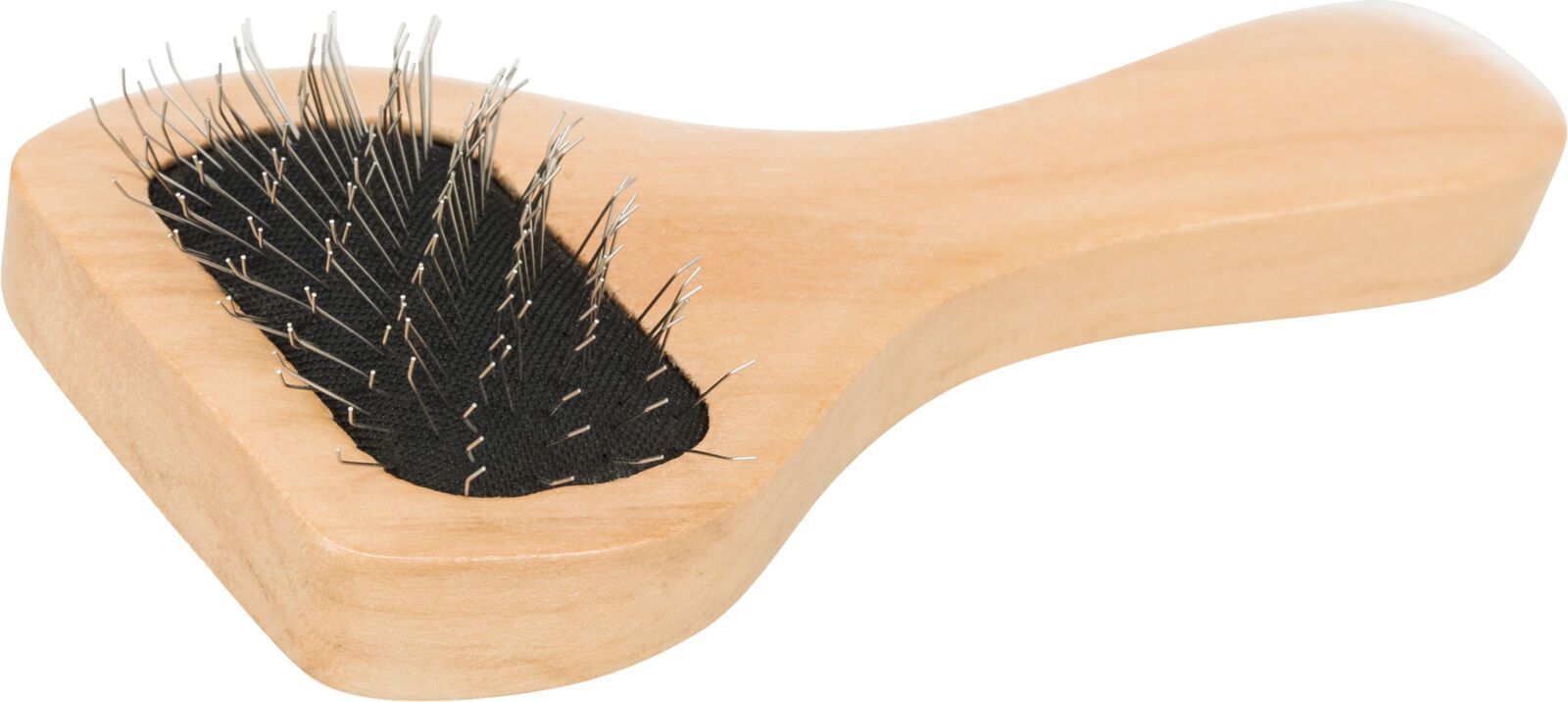 TRIXIE Softbürste, Holz / Metallborsten, 6 x 13 cm