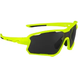 Force, Sportbrille, Edie Sports Brille, Fluo, Black Laser0910815 Glas, Schwarz, Gelb