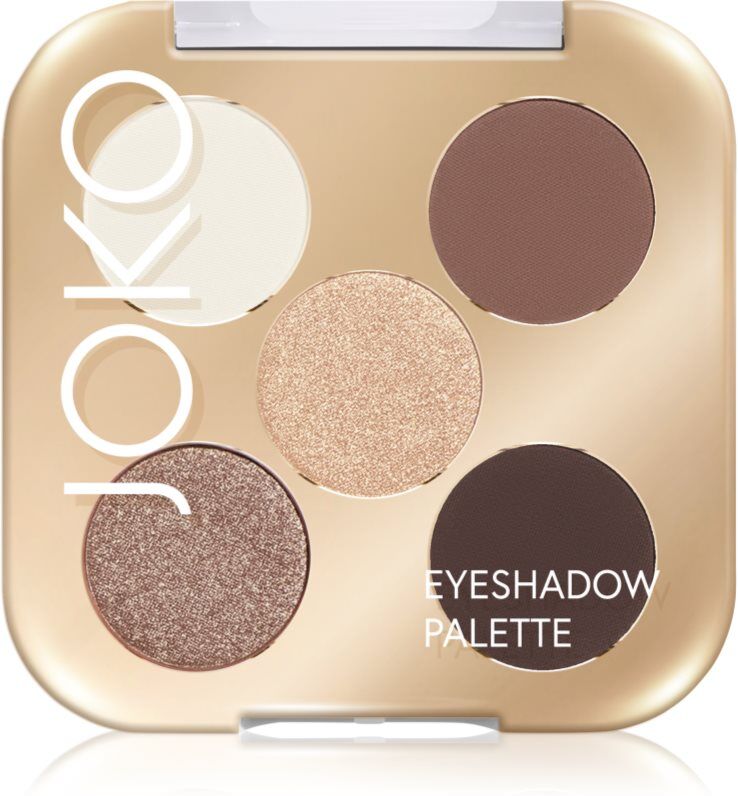 JOKO Eyeshadow Palette eyeshadow palette with 5 shades shade Smoky Nude 7 g