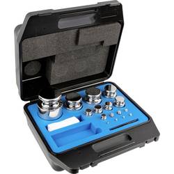 Kern 304-084 Gewichtssatz, E1, 1 g - 5 kg, Knopf, Edelstahl poliert, im Kunststoffkoffer