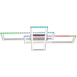 Deckenlampe Deckenleuchte Designlampe dimmbar Fernbedienung Rainbow RGB LED