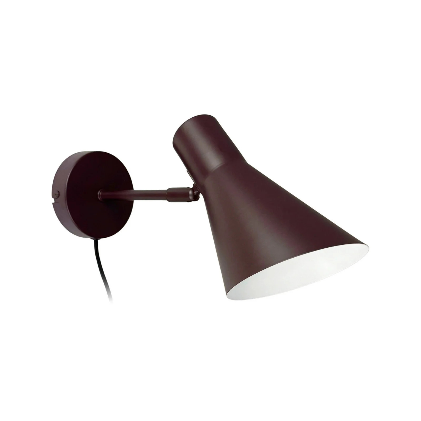 Dyberg Larsen DL12 Wandlamp, Bruin, Rond, Metaal, E27