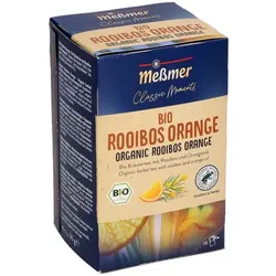 Meßmer Bio Rooibos-Tee »Classic Moments Bio Rooibos-Orange« Tassenportion, kuvertiert, orange
