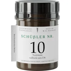 Schuessler Nr. 10 Nat. Sulf. D6 400 ST