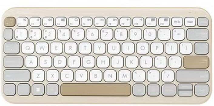 Asus Teclado Marshmallow KW100 Bluetooth Bege