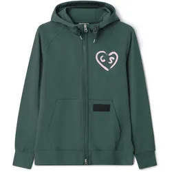 Cross Jacke Heart, gruen