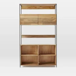 Bücherregal Gita 130x213x35 aus Mango-Massivholz