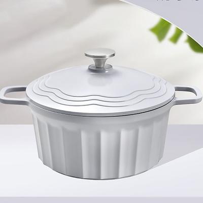 Auflaufformen, Keramik-Emaille-Topf, Haushalts-Suppentopf, Schmortopf, Induktionsherd-Auflaufform, Keramik-Auflaufform, Antihaft-Topf, Kochtopf