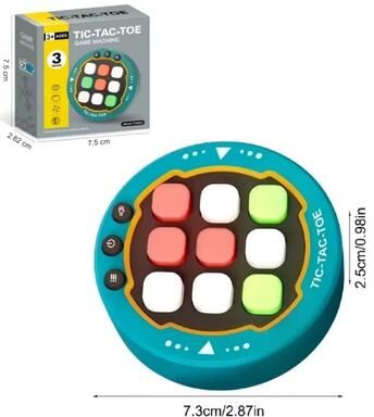 Uplift Picks Music Rhythm Game Machine Light Up Brain Training Puzzle Toy For Kids regular Gray