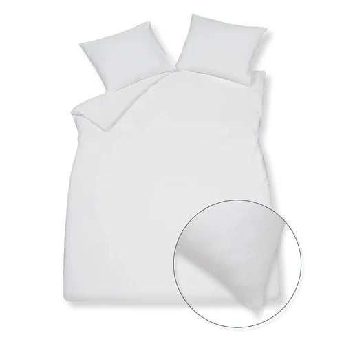 Vandyck Purity Bari Dekbedovertrek White 1-persoons 140x200 cm