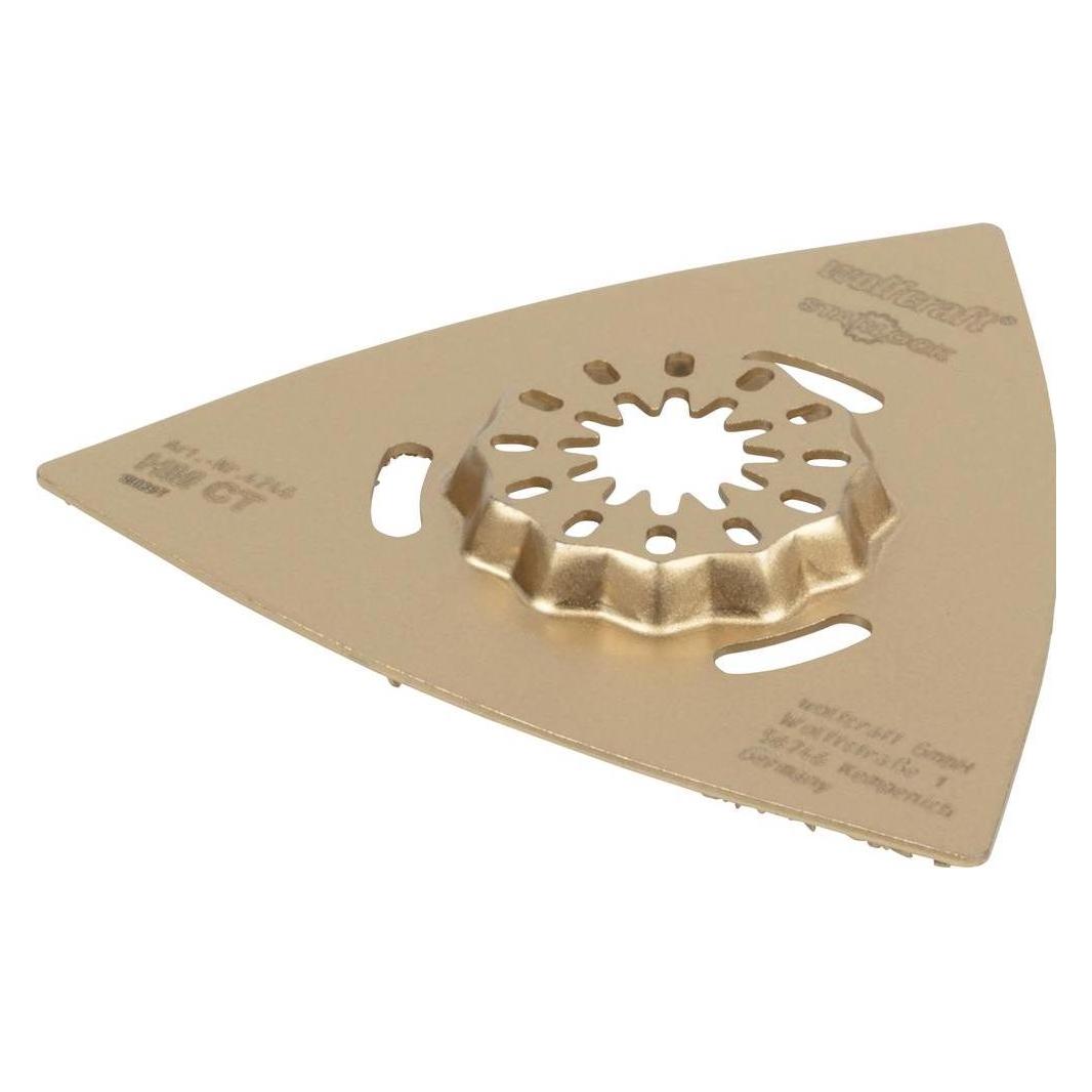 wolfcraft 1 Delta-Schleifplatte HM, SL, 80mm (4246000)