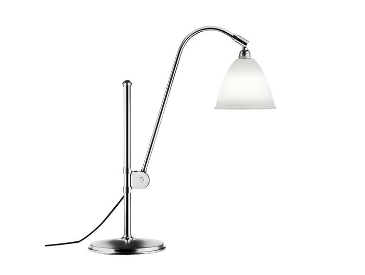 GUBI Bestlite BL1 Tischleuchte Bone China / Chrom
