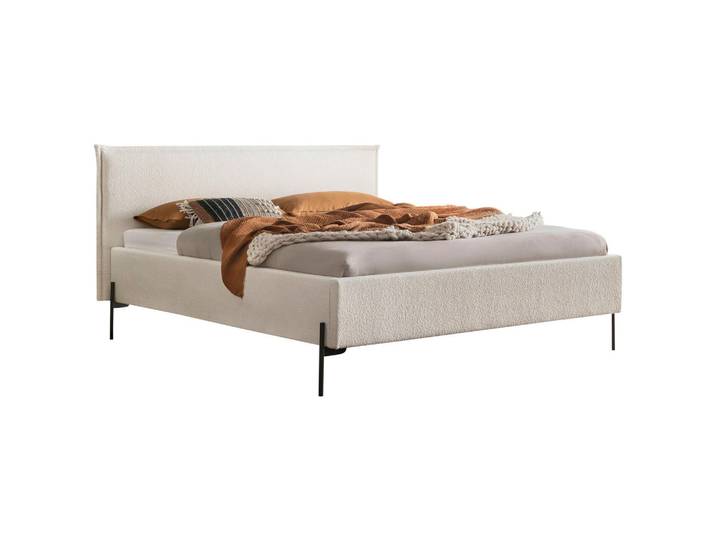 Hasena Polsterbett, Weiss, Metall, 180x200 cm, Schlafzimmer, Bett, Doppelbetten