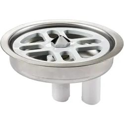 BieTal® Tropfschale Tropfkasten Edelstahl rund 13,2cm & Gläserdusche Einlassen
