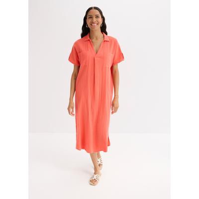 bonprix Oversize-Passform, Kaftan-Schnitt, Kimonoärmel, aus Baumwolle