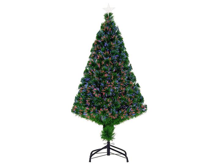 ComfortXL Weihnachtsbaum De-41525 LED-Lichtfasern 60/60/120 cm Grün, Kunststoff, 120 cm, Dekoration, Weihnachtsdekoration, Christbäume & Zubehör