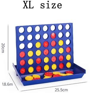 ilyeco Foldable Connect 4 Game Educational Puzzle Toy For Kids And Family xl