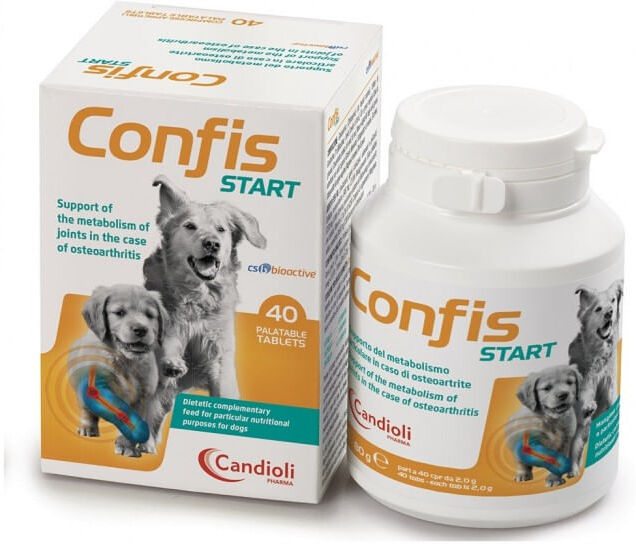 CANDIOLI Confis Start Mangime Complementare Dietetico per Cani 40CP