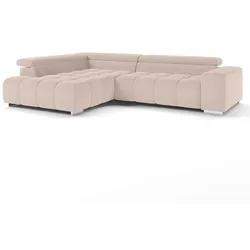 COTTA Ecksofa mit Funktion Orion Stoff Beige