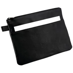 Alassio Reißverschlussbeutel 25x19cm schwarz
