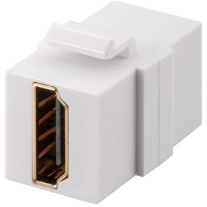 Goobay Keystone-Modul 70812, weiß, HDMI 2.0, für HDMI-Kabel, Kunststoff
