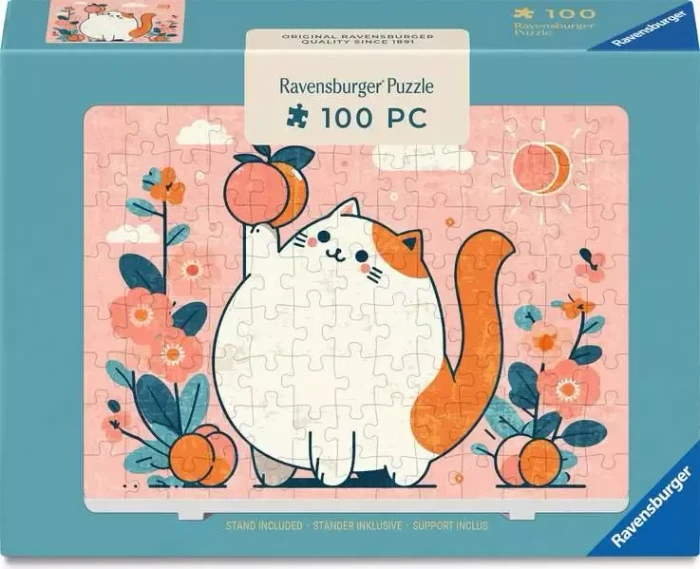 Ravensburger 120020394 Puzzle mit Ständer: Pfirsich-Versuchung