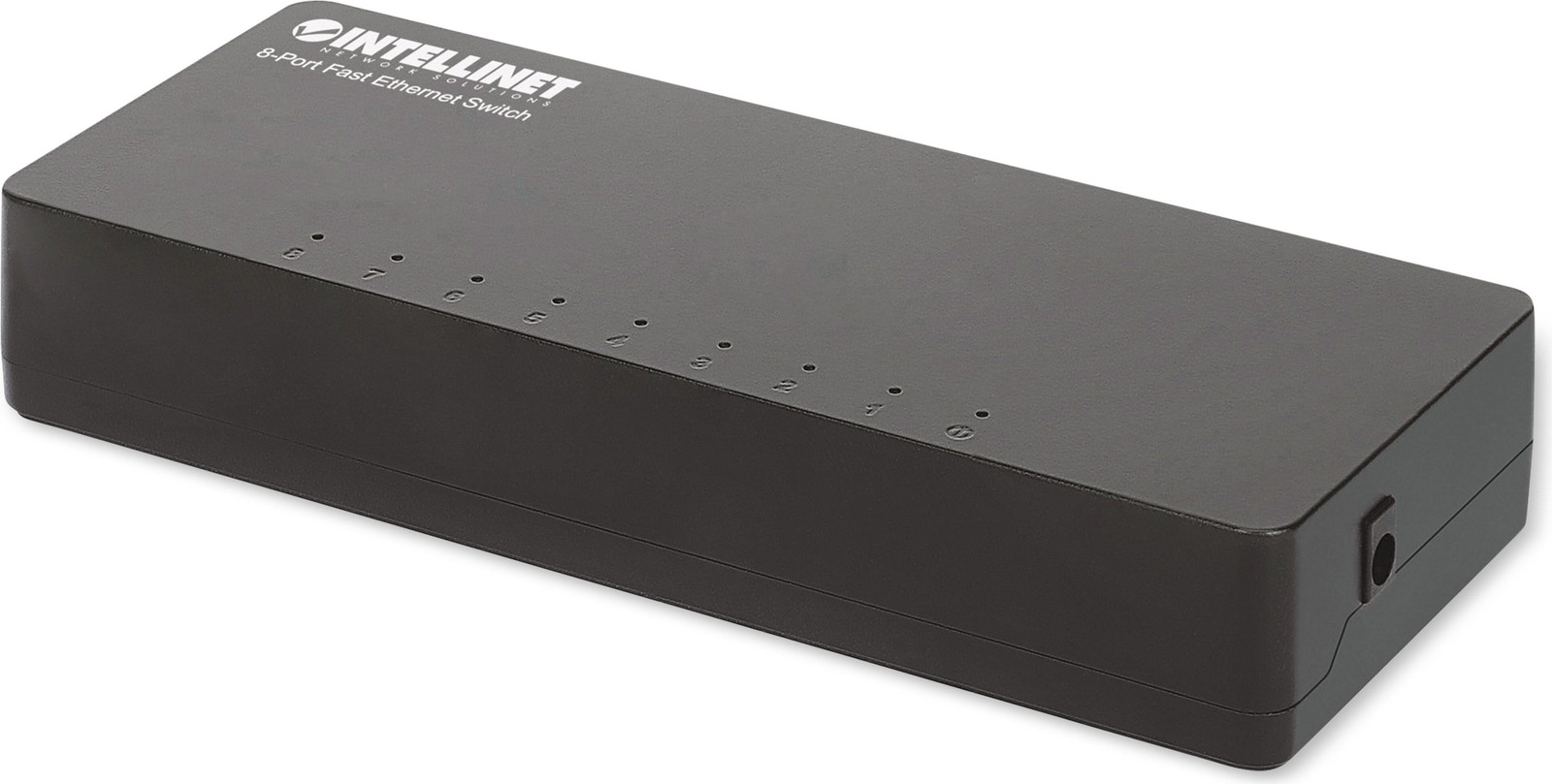 Intellinet 561730 Desktop 8-Port Fast Ethernet Switch zwart